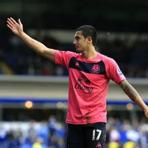 Tim Cahill's Double: Everton's Thrilling Victory Celebration at St. Andrews Stadium - Barclays Premier League vs Birmingham City Tim Cahill's Double: Everton's Thrilling Victory Celebration at St. Andrews Stadium - Barclays Premier League vs Birmingham City