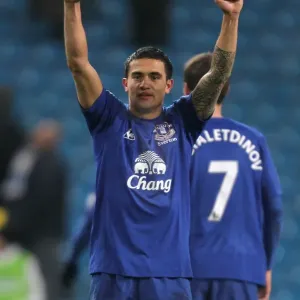 Tim Cahill's Euphoric Moment: Manchester City vs. Everton, Barclays Premier League (20 December 2010) Tim Cahill's Euphoric Moment: Manchester City vs. Everton, Barclays Premier League (20 December 2010)