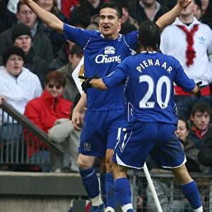 Tim Cahill's Iconic Goal: Everton's Historic First at Old Trafford Against Manchester United (December 23, 2007)