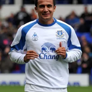 Tim Cahill's Intense Pre-Match Focus: Everton vs Manchester City (07 May 2011, Goodison Park) Tim Cahill's Intense Pre-Match Focus: Everton vs Manchester City (07 May 2011, Goodison Park)