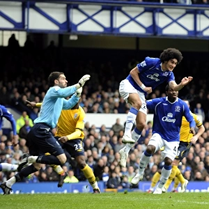 Tim Cahill's Stunner: Everton's Thrilling 1-0 Victory over West Bromwich Albion in the 2008-09 Premier League