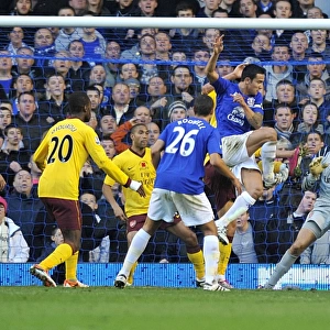 Tim Cahill's Thunderbolt: Everton's First Goal vs. Arsenal, Barclays Premier League, Goodison Park