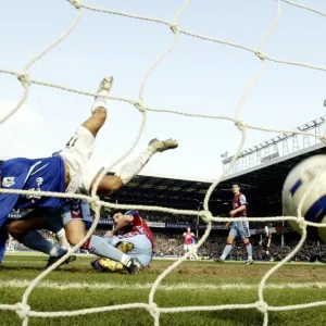 Season 05-06 Prints: Everton V Aston Villa