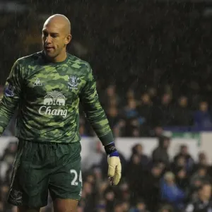 Tim Howard in Action: Everton vs. Blackburn Rovers, Premier League - Goodison Park Tim Howard in Action: Everton vs. Blackburn Rovers, Premier League - Goodison Park