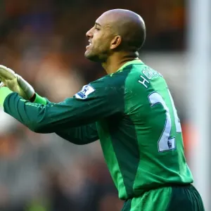 Tim Howard in Action: Everton vs. Blackpool, Premier League (06 November 2010), Bloomfield Road