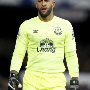 Tim Howard in Action: Everton vs Stoke City, Barclays Premier League - Goodison Park Tim Howard in Action: Everton vs Stoke City, Barclays Premier League - Goodison Park