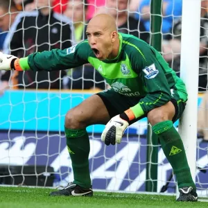 Tim Howard in Action: Everton vs. Wolverhampton Wanderers, April 2011 Tim Howard in Action: Everton vs. Wolverhampton Wanderers, April 2011