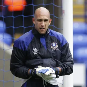 Tim Howard: Everton's Fortified Shield - Pre-Battle Focus at Reebok Stadium (Bolton Wanderers vs Everton, Barclays Premier League, 26 November 2011) Tim Howard: Everton's Fortified Shield - Pre-Battle Focus at Reebok Stadium (Bolton Wanderers vs Everton, Barclays Premier League, 26 November 2011)