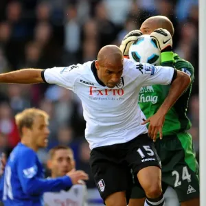 Tim Howard vs. Diomansy Kamara: A Goal-line Battle - Everton vs. Fulham, Barclays Premier League (September 25, 2010) Tim Howard vs. Diomansy Kamara: A Goal-line Battle - Everton vs. Fulham, Barclays Premier League (September 25, 2010)