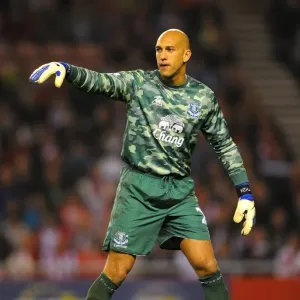 Tim Howard's Unwavering Determination: Everton's FA Cup Sixth Round Replay Victory at Sunderland's Stadium of Light (27 March 2012) Tim Howard's Unwavering Determination: Everton's FA Cup Sixth Round Replay Victory at Sunderland's Stadium of Light (27 March 2012)