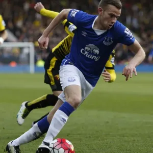 Tom Cleverley of Everton in Action against Watford in Barclays Premier League Match at Vicarage Road Tom Cleverley of Everton in Action against Watford in Barclays Premier League Match at Vicarage Road