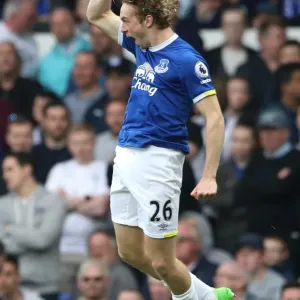 Tom Davies Scores the Opener: Everton's Victory Moment vs Leicester City at Goodison Park, Premier League Tom Davies Scores the Opener: Everton's Victory Moment vs Leicester City at Goodison Park, Premier League