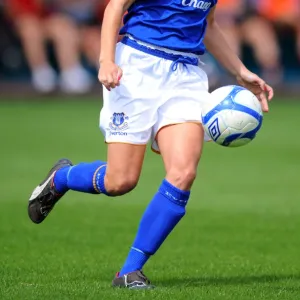 Toni Duggan in Action: Everton Ladies vs. Lincoln Ladies at Arriva Stadium (FA WSL, 7 August 2011)