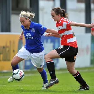 Toni Duggan in Action: Everton Ladies vs Doncaster Rovers Belles, FA Womens Super League, Arriva Stadium Toni Duggan in Action: Everton Ladies vs Doncaster Rovers Belles, FA Womens Super League, Arriva Stadium