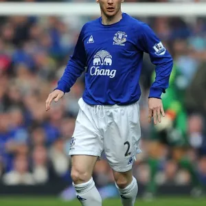 Tony Hibbert in Action: Everton vs. Blackburn Rovers, Goodison Park, Barclays Premier League (April 16, 2011) Tony Hibbert in Action: Everton vs. Blackburn Rovers, Goodison Park, Barclays Premier League (April 16, 2011)