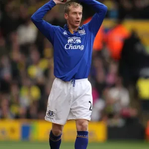 Tony Hibbert in Action: Everton vs Norwich City (07 April 2012, Carrow Road) Tony Hibbert in Action: Everton vs Norwich City (07 April 2012, Carrow Road)