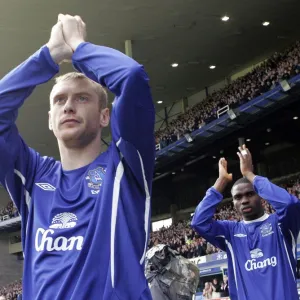 Tony Hibbert and Joseph Yobo