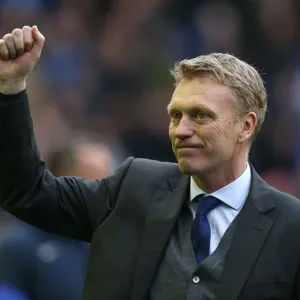 Triumphant David Moyes Celebrates Everton's Victory Over West Ham United (12-05-2013) Triumphant David Moyes Celebrates Everton's Victory Over West Ham United (12-05-2013)
