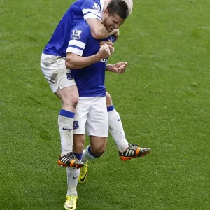 Triumphant Everton: Mirallas, Naismith, and Arteta's Own Goal - Everton's Historic 3-0 Victory over Arsenal (2014): Mirallas and Naismith Celebrate, Arteta Scores Own Goal Triumphant Everton: Mirallas, Naismith, and Arteta's Own Goal - Everton's Historic 3-0 Victory over Arsenal (2014): Mirallas and Naismith Celebrate, Arteta Scores Own Goal
