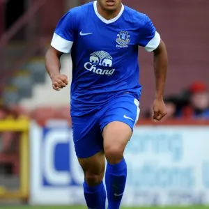 Tyas Browning in Action: Everton's Pre-Season Clash against Partick Thistle at Firhill Stadium Tyas Browning in Action: Everton's Pre-Season Clash against Partick Thistle at Firhill Stadium