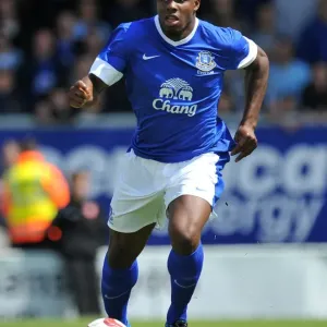 Victor Anichebe in Print: Everton Pre-Season Action