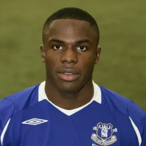 Victor Anichebe Print - Everton FC 2008-09 Season Victor Anichebe Print - Everton FC 2008-09 Season