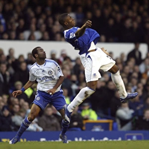 Victor Anichebe vs. Ashley Cole: A Battle at Goodison Park, Everton vs. Chelsea, FA Barclays Premiership, December 17, 2006