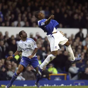 Victor Anichebe vs. Ashley Cole: A Battle at Goodison Park, Everton vs. Chelsea, FA Barclays Premiership, December 17, 2006 Victor Anichebe vs. Ashley Cole: A Battle at Goodison Park, Everton vs. Chelsea, FA Barclays Premiership, December 17, 2006