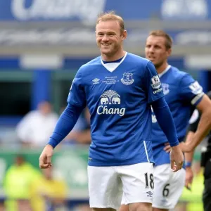 Wayne Rooney Grins in Everton Debut: Pre-Season Friendly vs Leeds United Wayne Rooney Grins in Everton Debut: Pre-Season Friendly vs Leeds United