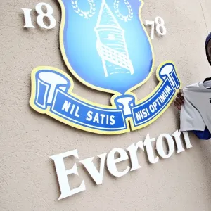 Everton FC Print: Royston Drenthe at Finch Farm Everton FC Print: Royston Drenthe at Finch Farm