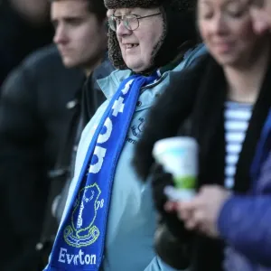 Wrapped Up in Blue: Everton Fan Braves Cold Weather at Scunthorpe United (FA Cup Third Round, 08 January 2011) Wrapped Up in Blue: Everton Fan Braves Cold Weather at Scunthorpe United (FA Cup Third Round, 08 January 2011)