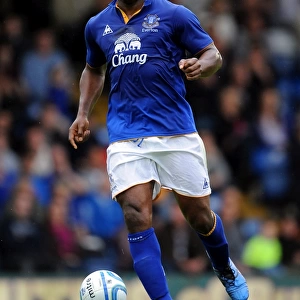 Yakubu Aiyegbeni in Action: Everton's Pre-Season Friendly vs. Bury at Gigg Lane (15 July 2011)