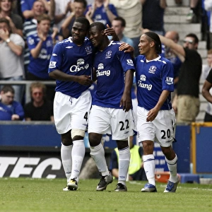 Yakubu Scores First Goal for Everton Against Newcastle United, Premier League 2008