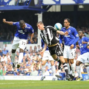 Season 07-08 Framed Print Collection: Everton v Newcastle