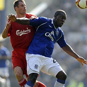 Yakubu vs Carragher: Intense Rivalry in Everton vs Liverpool Premier League Clash, 2008