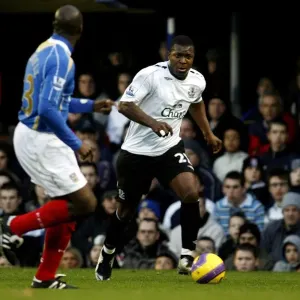 Yakubu's Thrilling Performance: Portsmouth vs. Everton, Barclays Premier League, Fratton Park, 2007 Yakubu's Thrilling Performance: Portsmouth vs. Everton, Barclays Premier League, Fratton Park, 2007