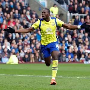 Yannick Bolasie's Goal Celebration: Everton's First at Turf Moor Against Burnley (Premier League) Yannick Bolasie's Goal Celebration: Everton's First at Turf Moor Against Burnley (Premier League)