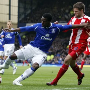 Yobo vs Beattie Print, Everton v Stoke City Barclays Premier League Match Yobo vs Beattie Print, Everton v Stoke City Barclays Premier League Match