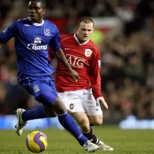 Yobo vs Rooney: Everton vs Manchester United Clash at Old Trafford, 2006