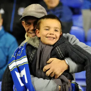 Young Everton Fan's Excitement at Goodison Park: Everton vs. Bolton Wanderers, Premier League (November 10, 2010) Young Everton Fan's Excitement at Goodison Park: Everton vs. Bolton Wanderers, Premier League (November 10, 2010)