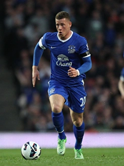 Arsenal 0 V Everton 0 : Emirates Stadium : 16-04-2013 Prints: 0-0 Stalemate: Ross Barkley's Battle at Emirates Stadium (16-04-2013)
