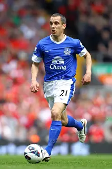 Liverpool 0 V Everton 0 : Anfield : 05-05-2013 Prints: 05-05-2013: Liverpool vs. Everton - A 0-0 Rivalry Stalemate at Anfield Featuring Leon Osman