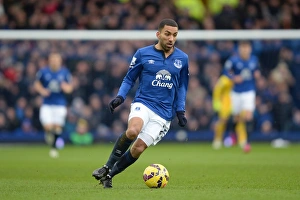 Everton V Leicester City - Goodison Park Prints: Aaron Lennon in Action: Everton vs Leicester City