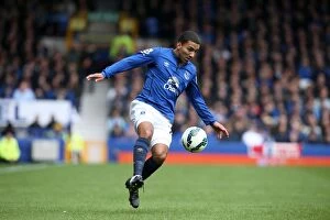 Images Dated 9th May 2015: Aaron Lennon in Action: Everton vs Sunderland at Goodison Park - Barclays Premier League