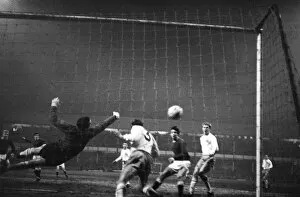 Images Dated 21st February 2006: Alex Young scores against Burnley in 1962