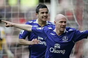Andrew Johnson and Tim Cahill: Everton's Unforgettable Goal Celebration vs. Sunderland (07/08 Season)