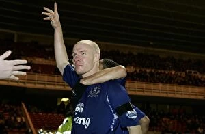 Images Dated 1st January 2008: Andrew Johnson's Goal: Kick-Starting Everton's Victory in Middlesbrough's Ground