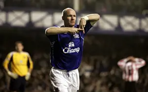 2007 Prints: Andrew Johnson's Six-Goal Onslaught: Everton Crushes Sunderland 6-1 (BPL, 24/11/07)
