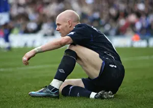 Andrew Johnson's Unyielding Spirit: Birmingham City vs. Everton, Barclays Premier League, 2007-08