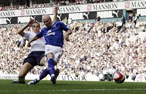 Images Dated 26th August 2006: Andy Johnson Scores Everton's Second Goal